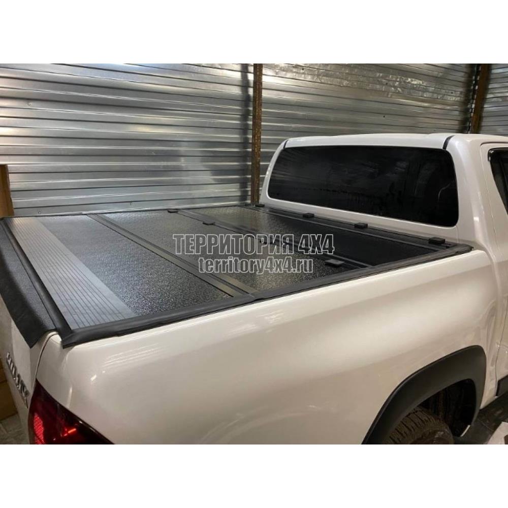 Крышка алюминиевая четырехсекционная Winbo на Toyota Hilux Revo (2015-2021) — изображение 4