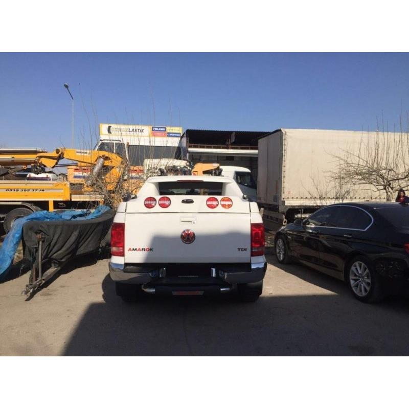 Крышка кузова Euroline Grandbox на Volkswagen Amarok (2010-) в грунте — изображение 2