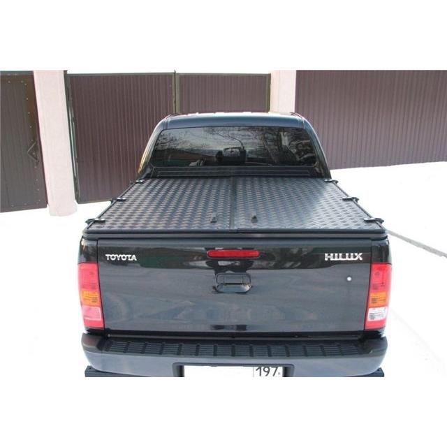 Крышка кузова Toyota Hilux 2005-2015 распашная, алюминий НИИС — изображение 4