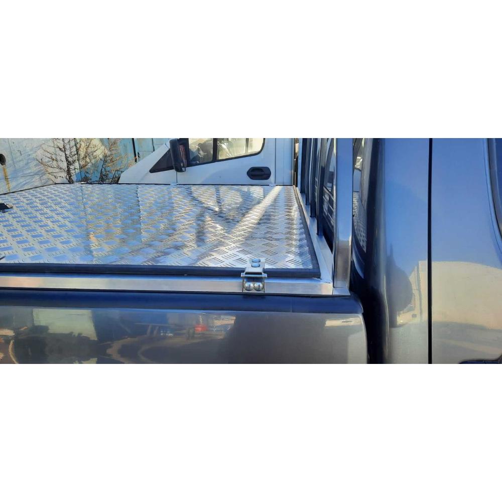 Крышка кузова Toyota Hilux 2005-2015 распашная, алюминий НИИС — изображение 2