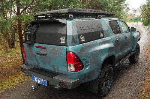 Кунг экспедиционный трехдверный III поколения Toyota HILUX до и после 2015