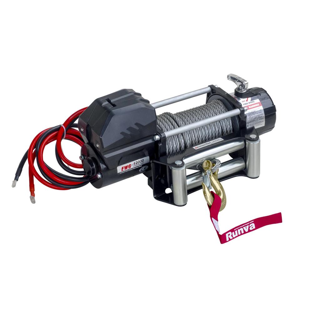 Лебёдка электрическая 12V Magnum 12000 lbs 5443 кг (стальной трос) (EWD12000F) — изображение 4