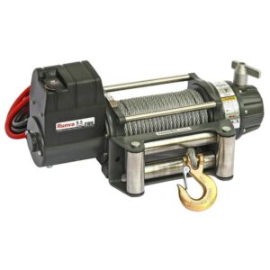 Лебёдка электрическая 12V Runva 9500 lbs 4350 кг влагозащищенная, стальной трос