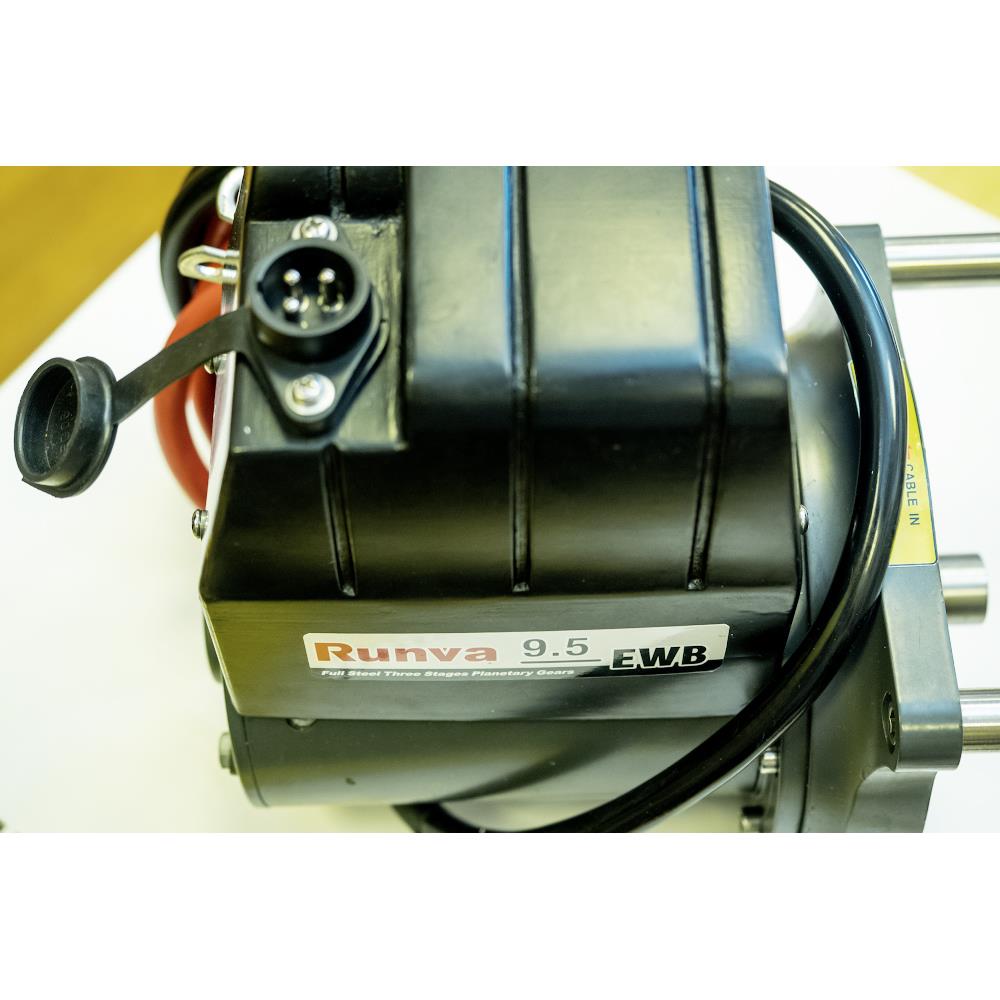 Лебёдка электрическая 12V Runva 9500 lbs 4350 кг влагозащищенная, стальной трос — изображение 2