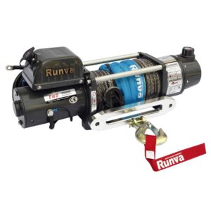 Лебёдка электрическая двухскоростная 12V Runva EWD10000USR 4500 кг (синтетический трос)