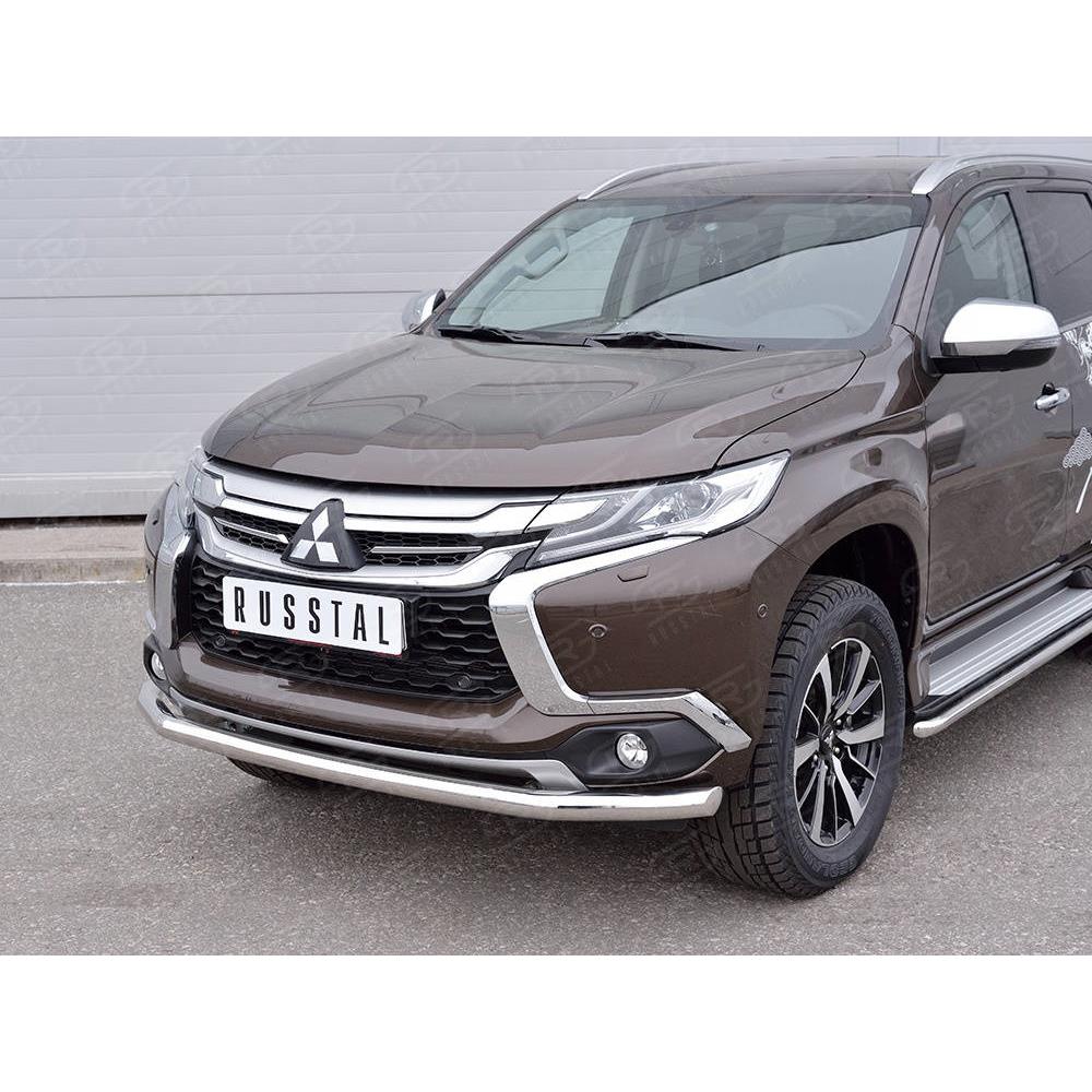 MITSUBISHI PAJERO SPORT 2016 Защита переднего бампера d63 секция — изображение 3