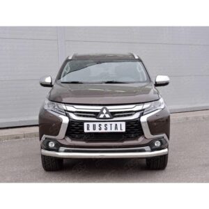 MITSUBISHI PAJERO SPORT 2016 Защита переднего бампера d76 секция