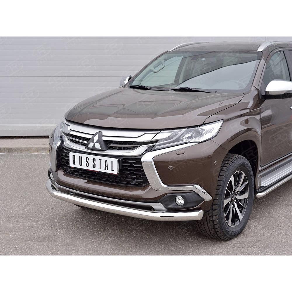 MITSUBISHI PAJERO SPORT 2016 Защита переднего бампера d76 секция — изображение 3