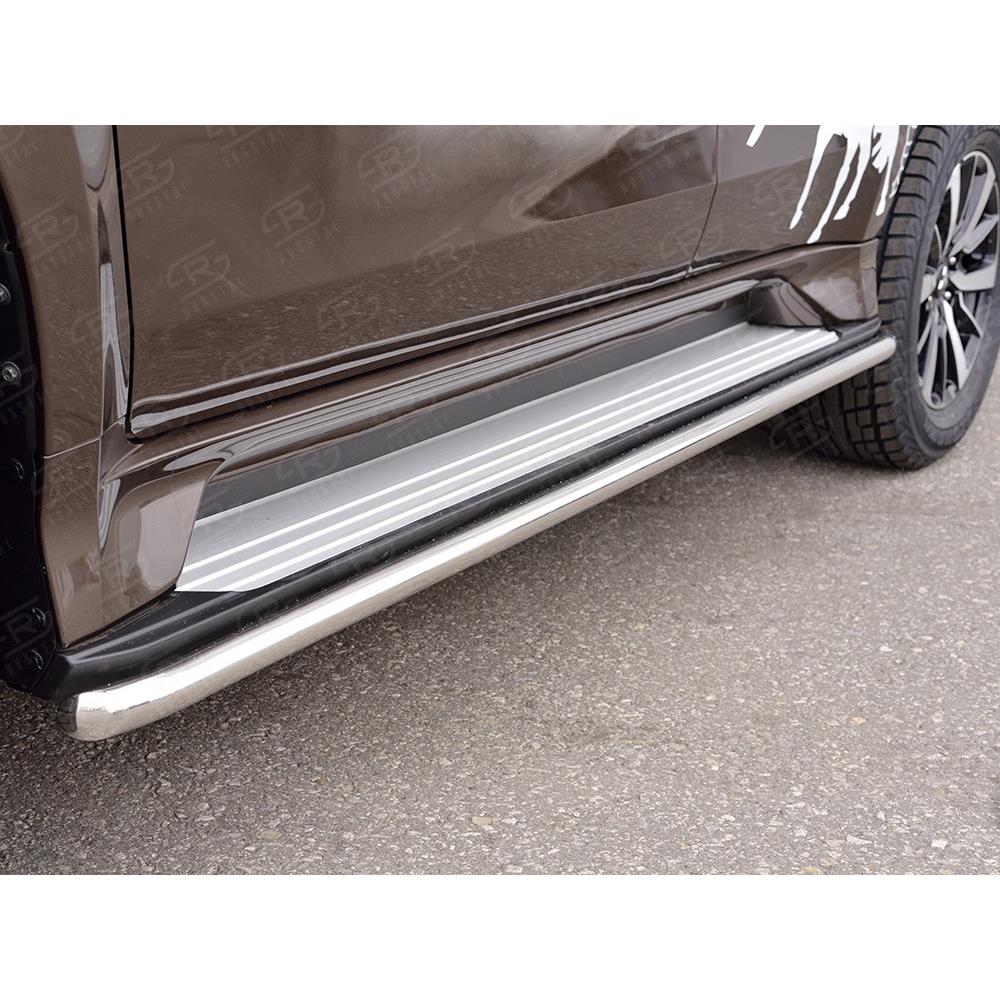 MITSUBISHI PAJERO SPORT 2016 Защита порогов труба d42