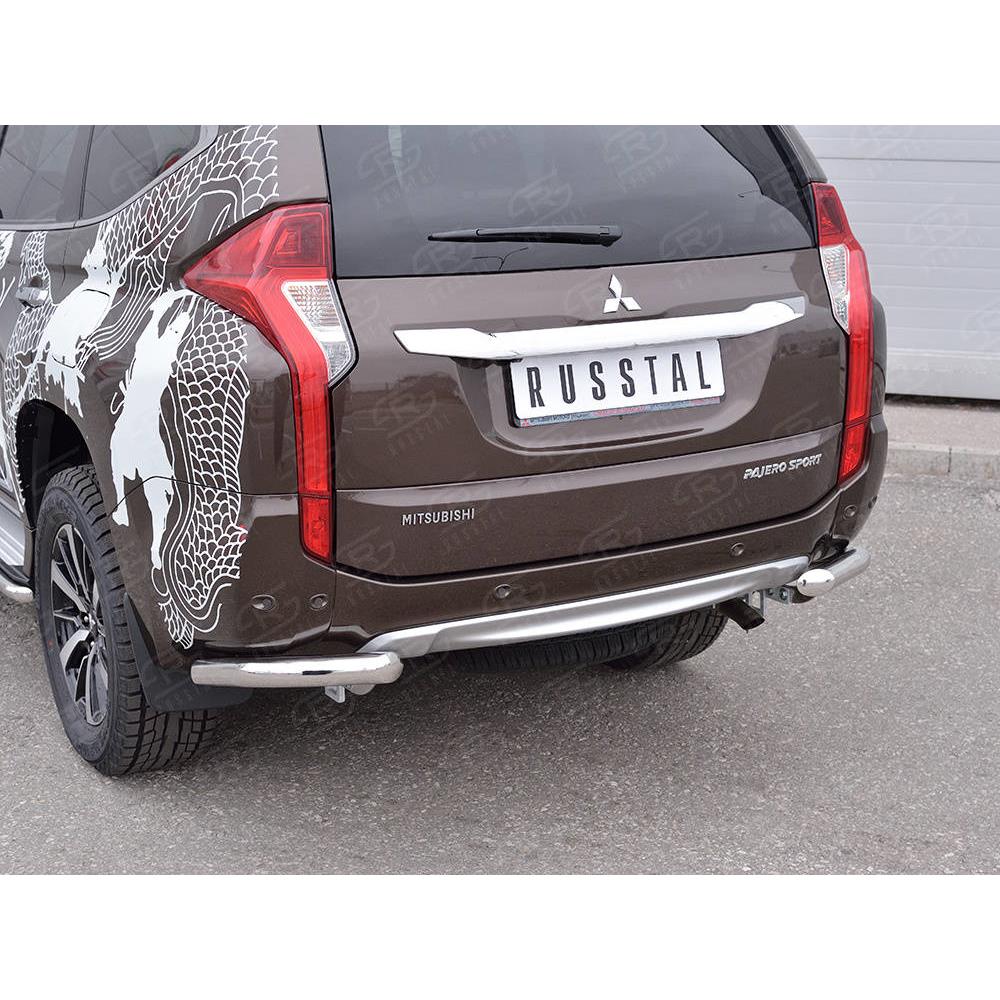 MITSUBISHI PAJERO SPORT 2016 Защита заднего бампера d63