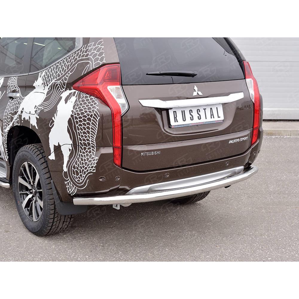 MITSUBISHI PAJERO SPORT 2016 Защита заднего бампера d63 секции — изображение 2