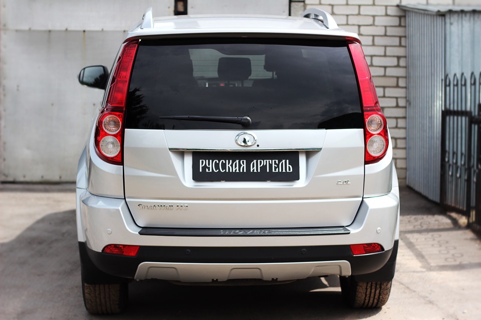 Накладка на задний бампер Great Wall Hover H3 2014-
