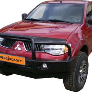 Бампер передний Mitsubishi L200 2006-2014 с кенгурином
