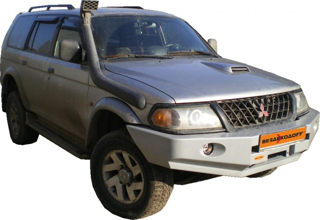 Бампер силовой передний MMC Pajero Sport 1996 — изображение 2