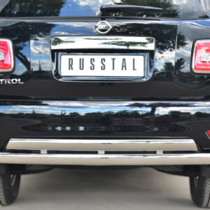 Защита заднего бампера d75х42 (дуга) d75х42 (дуга) NISSAN PATROL 2014-2016