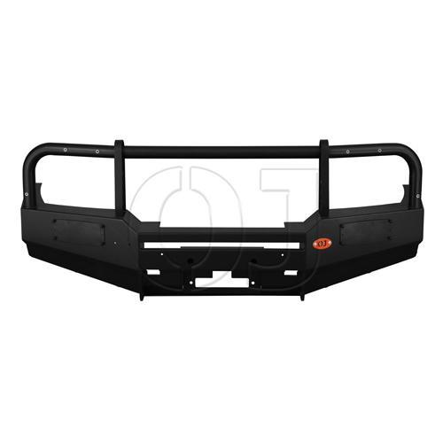 Передний силовой бампер с площадкой лебёдки OJ Mitsubishi Pajero Sport 05-08 — изображение 2