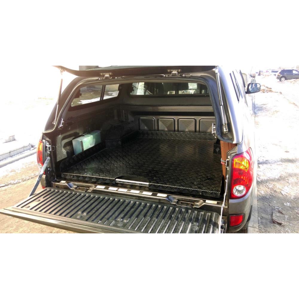 Платформа грузовая выкатная MITSUBISHI L200 (2014-07.2015), двойная кабина, удлиненный кузов, установка без вкладыша) АВС-Дизайн