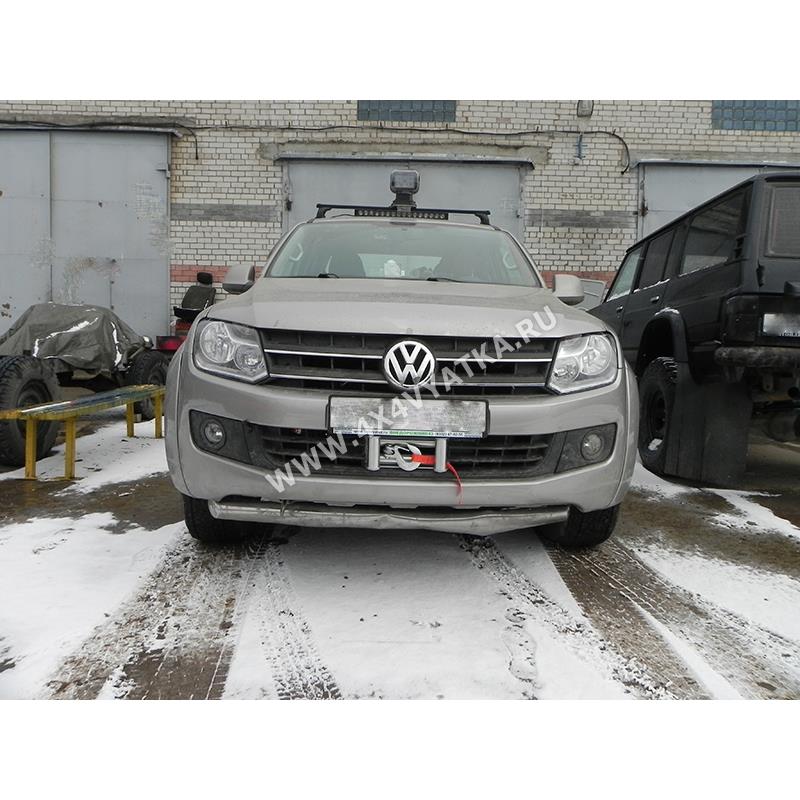 Площадка для скрытой установки лебедки в штатный передний бампер Volkswagen АМАRОК — изображение 4