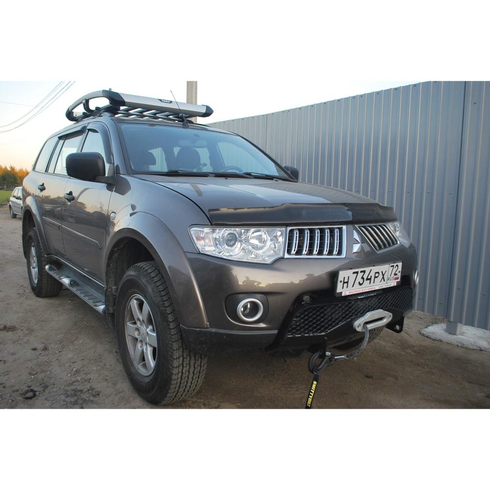 Площадка под лебедку в штатный бампер Pajero Sport 2