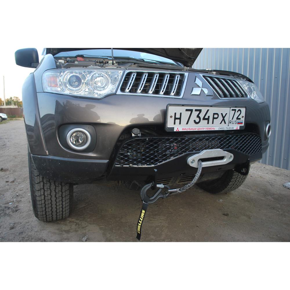Площадка под лебедку в штатный бампер Pajero Sport 2 — изображение 5
