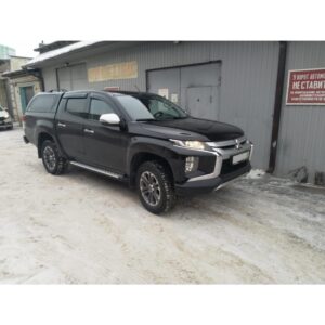 Порог-площадка "Bmw-Style" D193AL + комплект крепежа, RIVAL, Mitsubishi L200 2006-н.в.