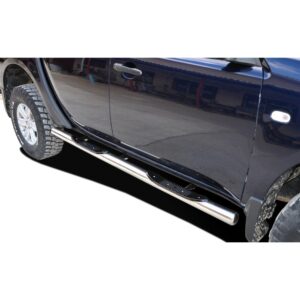Порог труба с проступью Mitsubishi L200 2019