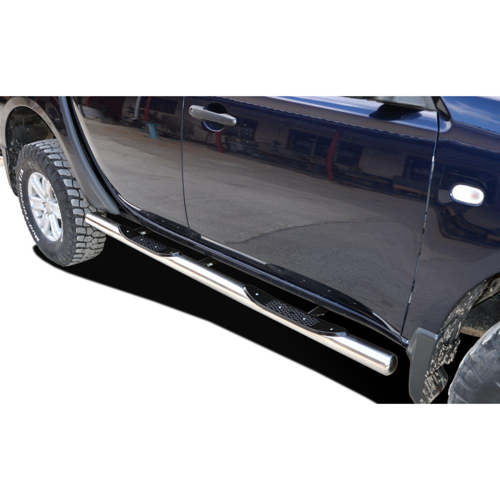 Порог труба с проступью Mitsubishi L200 2019