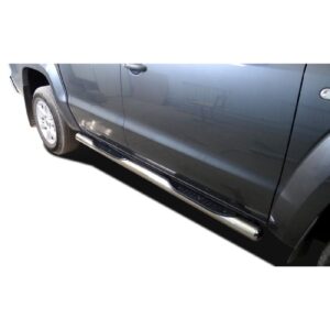 Порог труба с проступью Volkswagen Amarok 2009