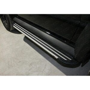 Пороги алюминиевые 'Slim line Silver' 1350 мм Suzuki Jimny