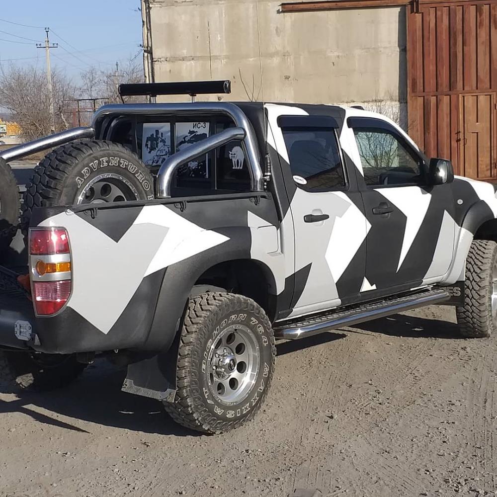 Пороги с листом d-60 MBT_2.2 Mazda BT-50 2006 +
