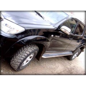 Пороги с листом d-76 TOYOTA HILUX 2010-2015 г.в.