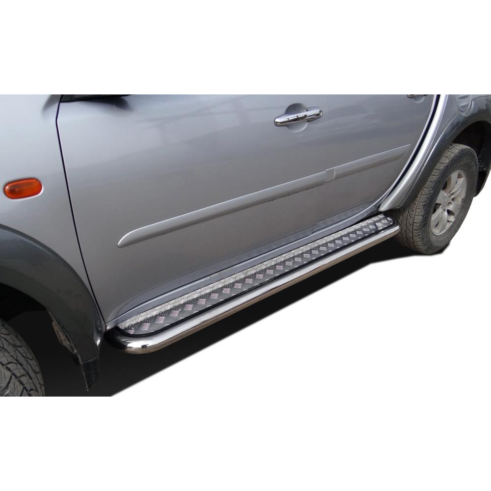 Пороги с накладным листом Mitsubishi L200 2006 — изображение 2