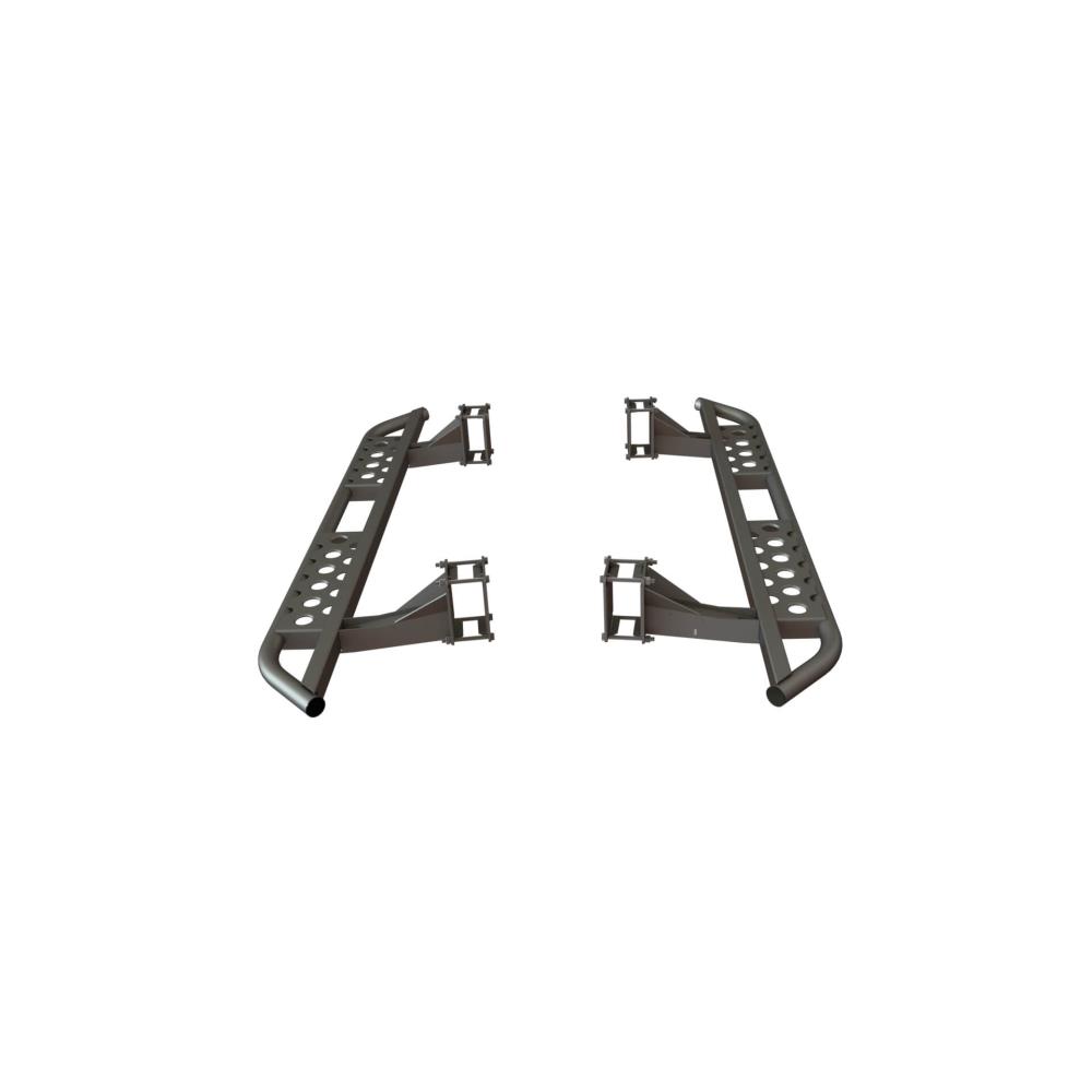 Пороги силовые STC Mitsubishi L200 2006-2015 раздельные ступени