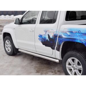 Пороги труба D76 (вариант 1) VOLKSWAGEN AMAROK 2016