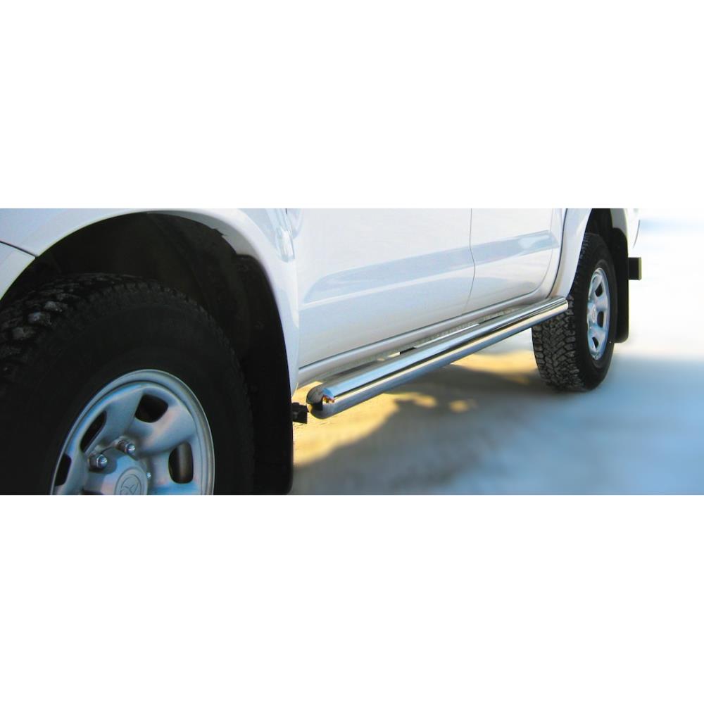 Пороги труба d76 (вариант 3) Mitsubishi L200 2010-2013