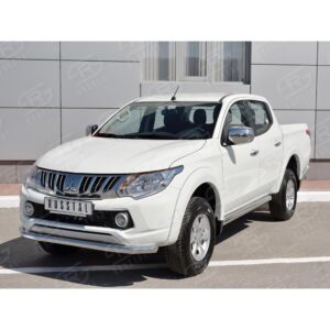 Пороги труба d76 (вариант 3) Mitsubishi L200 2015-н.в.
