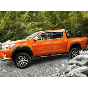 Дуга широкая с защитой стекла HAL Hilux Revo '15+, Vigo, D-Max 3 gen. Navara D40. Poer