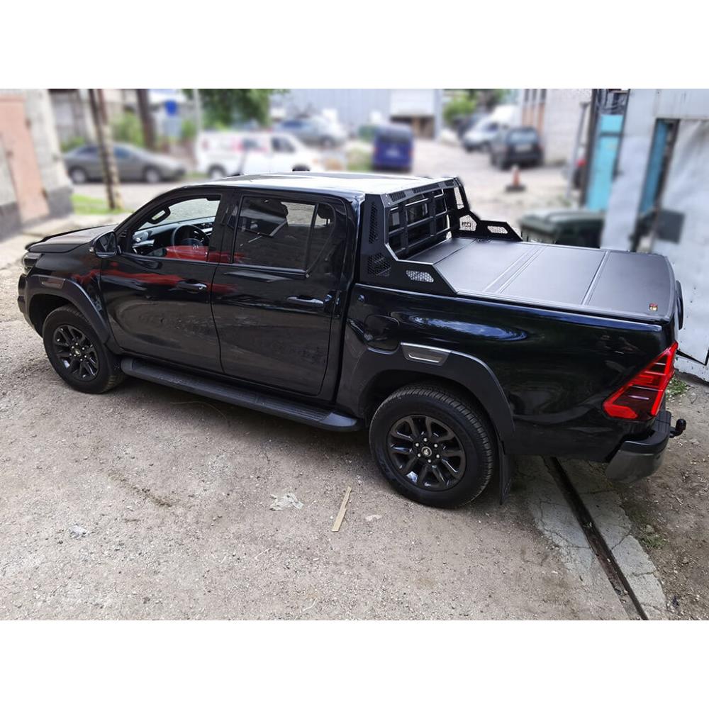 Дуга широкая с защитой стекла HAL Hilux Revo '15+, Vigo, D-Max 3 gen. Navara D40. Poer — изображение 7