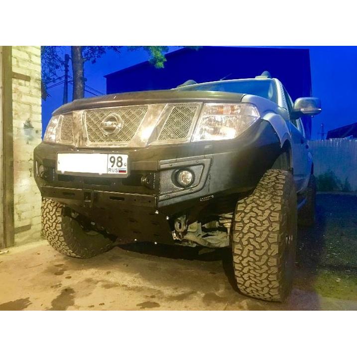 Силовой бампер передний АМЗ Nissan Navara — изображение 2