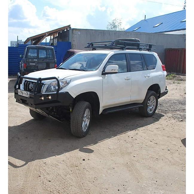 Силовой бампер передний для Toyota Land Cruiser Prado 150 (серия Т) — изображение 3