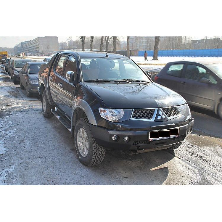 Силовой бампер передний Mitsubishi L200 IV Triton (2006-2013) (серия Л) — изображение 4