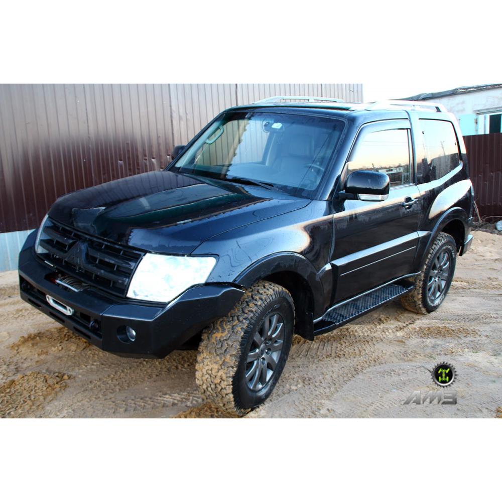 Силовой бампер передний Mitsubishi Pajero 4 (серия Рино) — изображение 6