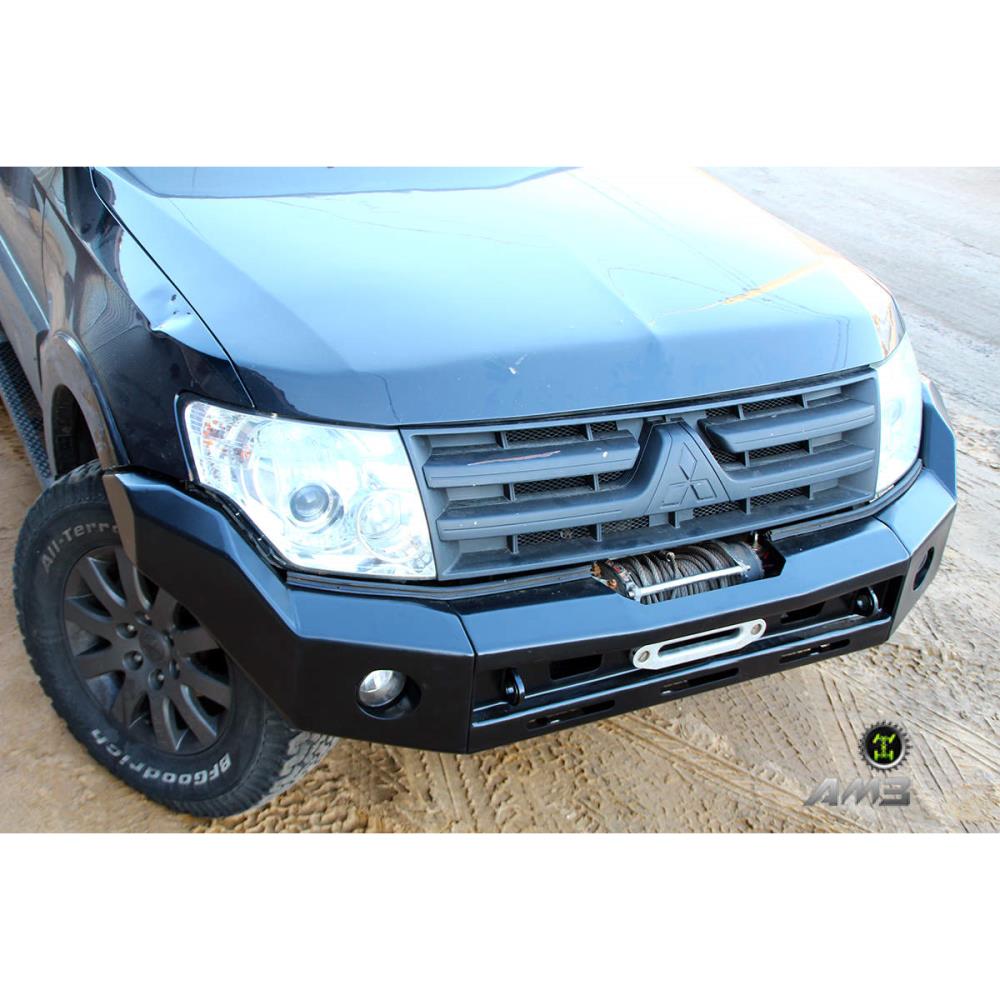 Силовой бампер передний Mitsubishi Pajero 4 (серия Рино) — изображение 8