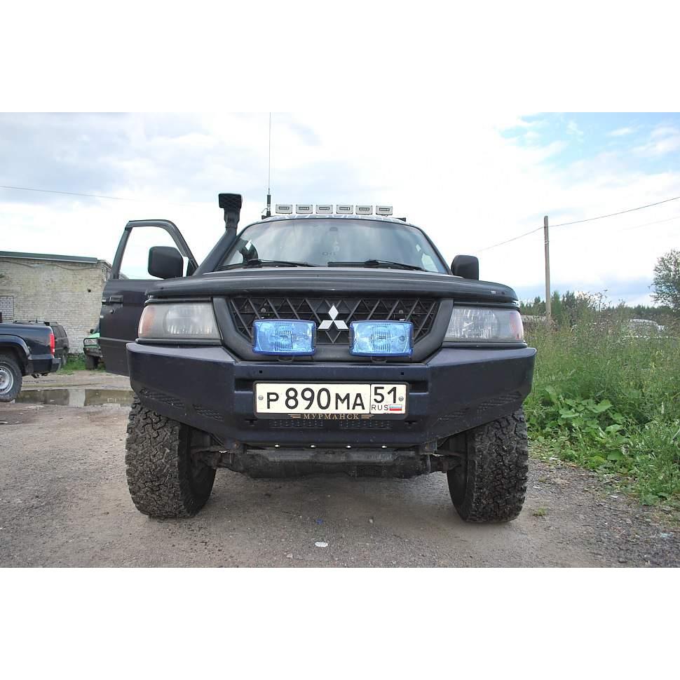 Силовой бампер передний MITSUBISHI Pajero sport I / montero sport (серия Л) — изображение 2