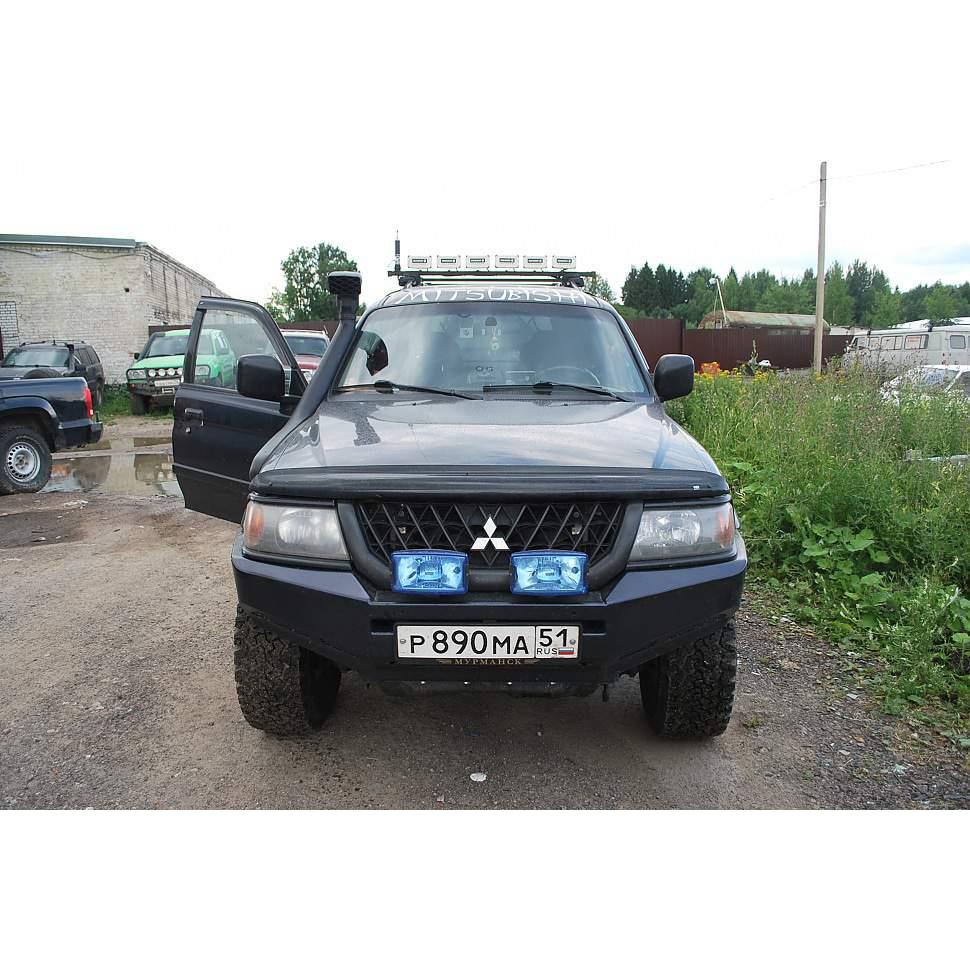 Силовой бампер передний MITSUBISHI Pajero sport I / montero sport (серия Л) — изображение 3