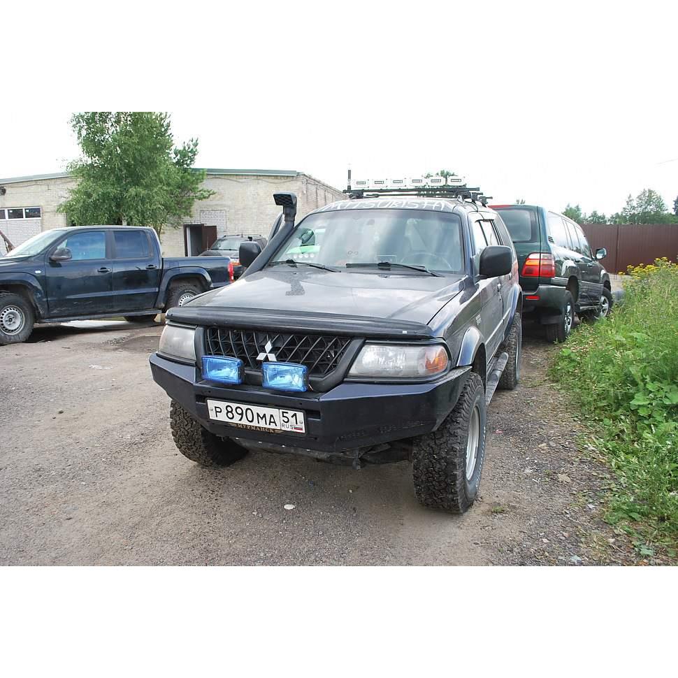 Силовой бампер передний MITSUBISHI Pajero sport I / montero sport (серия Л) — изображение 4