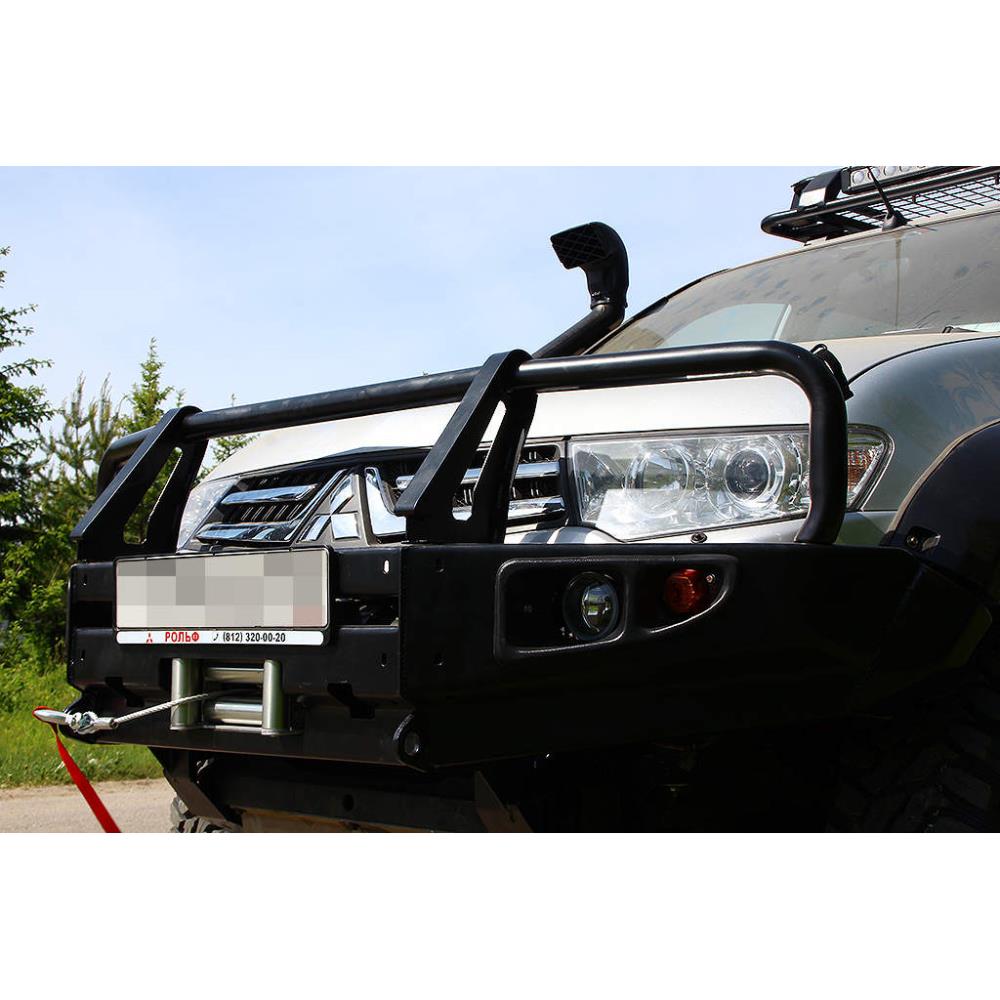 Силовой бампер передний Mitsubishi Pajero Sport II (серия Т) — изображение 6