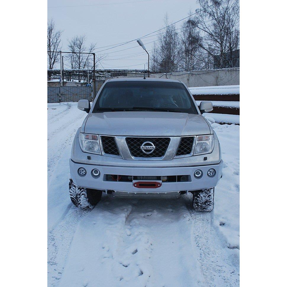 Силовой бампер передний Nissan Navara D40 / Pathfinder R51 (серия Л) — изображение 2