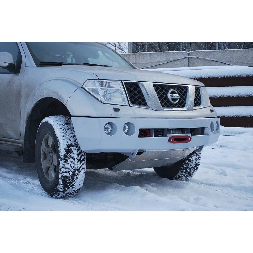 Силовой бампер передний Nissan Navara D40 / Pathfinder R51 (серия Л) — изображение 3