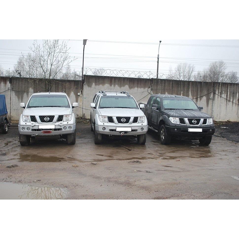 Силовой бампер передний Nissan Navara D40 / Pathfinder R51 (серия Л) — изображение 7